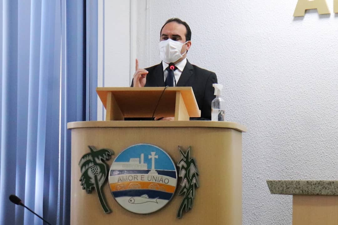Deputado Estadual Davi Maia participa de sessão na Câmara de vereadores de Pilar