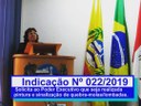 Vereadora Deuza Lages solicita melhoramento na sinalização desta cidade.